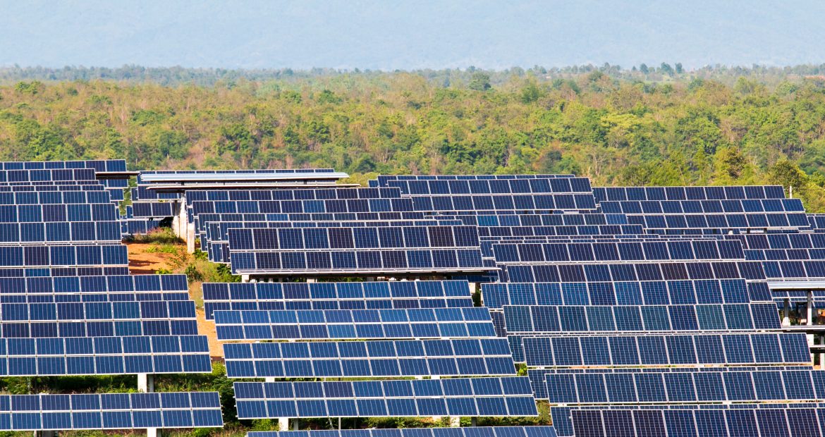 Solar panel . energy of the sun . solar power station